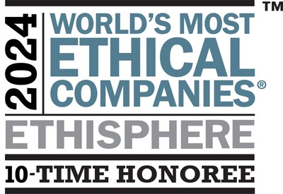 Ethisphere has included TE Connectivity as a World's Most Ethical Company in each of the last 10 years.