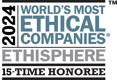 2024 World's Most Ethical Companies
15-time Honoree