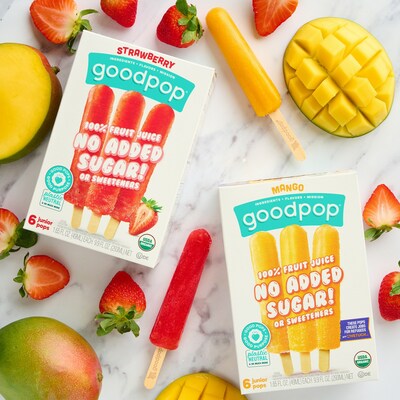 GoodPop's New Junior Pops - Strawberry & Mango