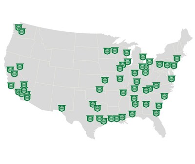Map of IMC locations across the U.S.