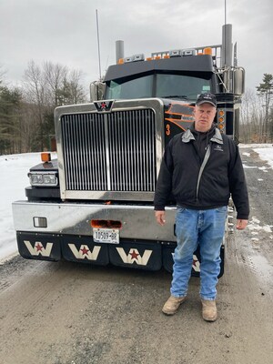 Timothy VanNostrand, an owner/operator of his own logging transport company from Northville, New York, was named a winner of this year’s Goodyear Highway Hero award. VanNostrand sprang into action and used his logging truck to block a suspect’s escape when a New York State Trooper traffic stop escalated into a shootout.