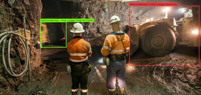 Computer vision monitoring mining vehicles