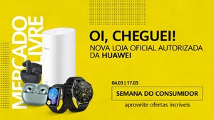 Huawei anuncia sua primeira loja oficial do Mercado Livre com preços especiais em comemoração ao Mês do Consumidor