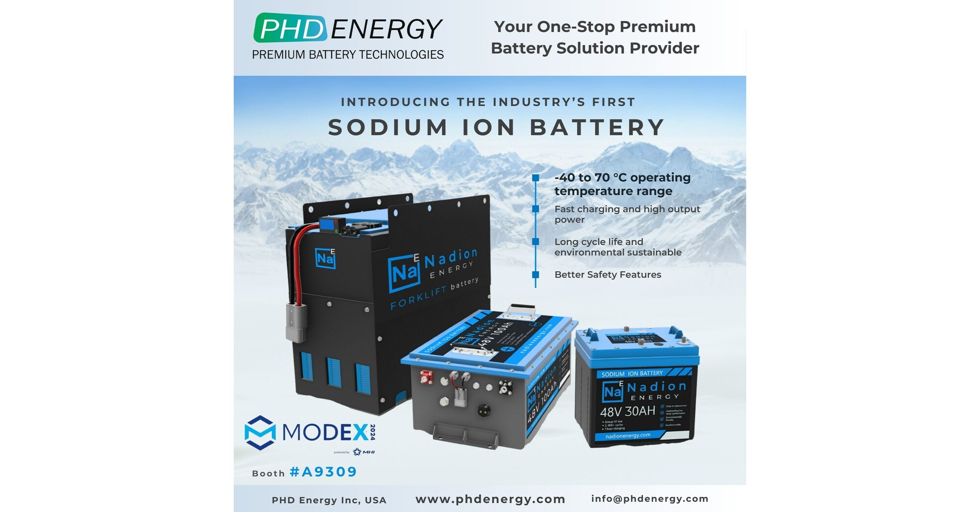 PHD Energy Announces Innovative Commercial Sodium Batteries and Custom  Design Solutions
