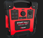 The Start•All Jump•Pack 12/24V offers up to 10,000/5000 Amps, 12/24-Volts and 166,500 joules5s of starting power.