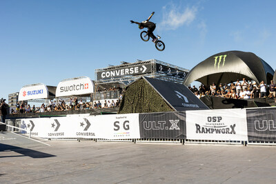 Monster Energy's Jeremy Mallot Takes First Place in BMX Best Trick Competition at Converse ULT.X in Cape Town, South Africa
