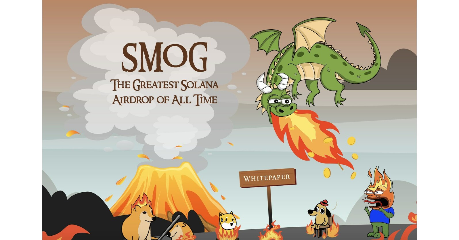 Crypto Meme Coin Prices Surge: Dogwifhat Explodes 418% And Smog SOL Token Pumps 112%