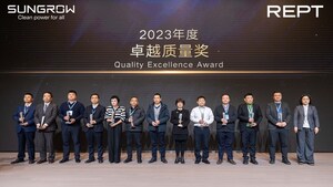 REPT BATTERO Secures SUNGROW's "Quality Excellence Award" at the 2024 Global Partners Conference