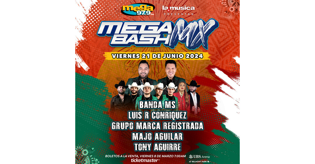 SBS ENTERTAINMENT, LA MUSICA AND MEGA 97.9 FM ANNOUNCE THE UNVEILING OF ITS  REGIONAL MEXICAN LIVE MUSIC CONCERT BRAND: MEGABASH MX