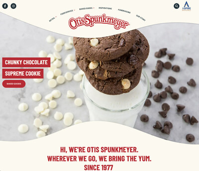 Le nouveau site OtisSpunkmeyer.com met en vedette vos biscuits Otis Spunkmeyer favoris.
