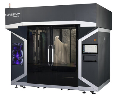 The Massivit 10000-G additive manufacturing system enables high-speed, digital production of large end parts, molds, and prototypes.