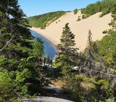 Projet de cration du parc national des Dunes-de-Tadoussac.
Crdit photo : MELCCFP. (Groupe CNW/Bureau d'audiences publiques sur l'environnement)