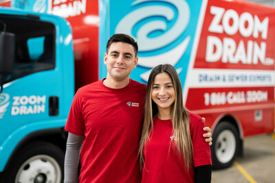 Zoom Drain of Broward County owners Facundo Scialpi, left, and Samantha Salomon will open their new location on March 5 and hope to bring their community-focused vision of service to southeastern Florida.