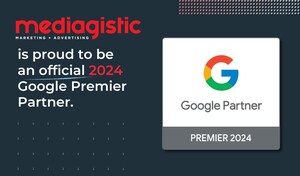 Mediagistic Officially Recognized as a 2024 Google Premier Partner