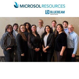 Microsol Resources Awarded Bluebeam New User Growth