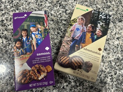 Girl Scout Cookies Delivered to the Team