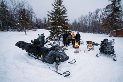 Polaris' 2025 lineup offers exciting news for riders who use their snowmobiles for both work and play with the new 650 TITAN Adventure. Built on the proven Matryx platform with the quick accelerating 650 Patriot engine the TITAN Adventure is the most capable widetrack in Polaris history designed for those who need to do-it-all.