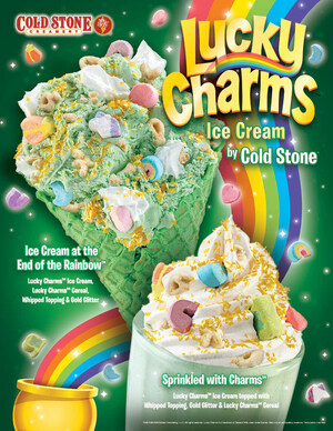 Get Ready for a Taste of Luck: Lucky Charms™ Ice Cream Returns to Cold Stone Creamery