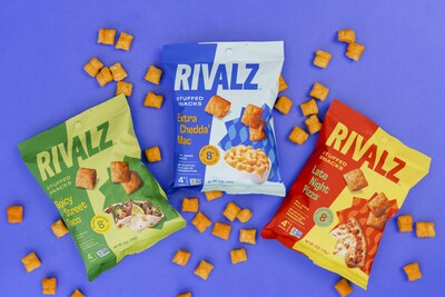Rivalz Stuffed Snacks available in craveable comfort food flavors!