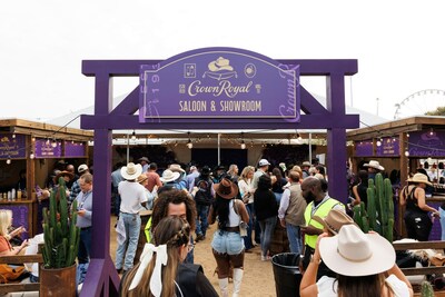 Rodeo goers at the Crown Royal Saloon & Showroom at RODEOHOUSTON.