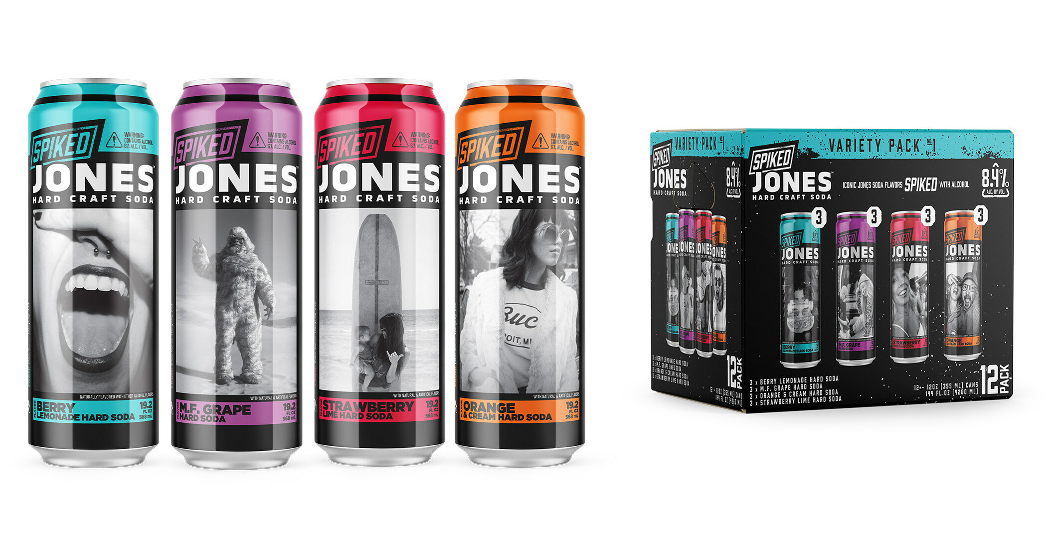 Jones Soda Launches Spiked Jones Hard Craft Soda with Rainmaker/Locust