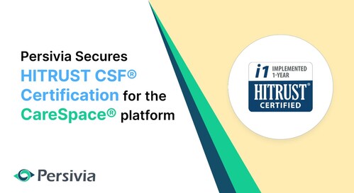 Persivia® Secures HITRUST Implemented, 1-year (i1) Certification, Demonstrating Advanced Risk Management, Elevated Security Protocols, and Fulfillment of Compliance Standards.