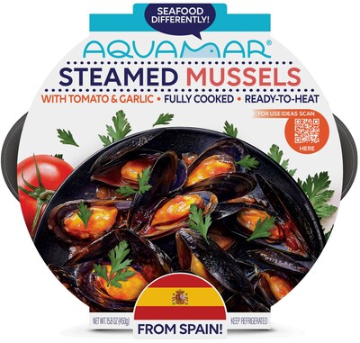 Aquamar® Expands Seafood Portfolio with Heat-and-Eat Innovations like Steamed Mussels with Tomato and Garlic