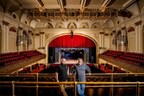 Marc Chauvin (Showtime) and Jamie Bell (Lyric) at the Lyric Baltimore with newly installed sound system. - Photo Credit: Pete Redel