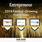 Five Star Franchising brands named to Entrepreneur's list of fastest-growing franchises