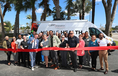 Care Resource hosts ribbon-cutting ceremony for new mobile health unit.