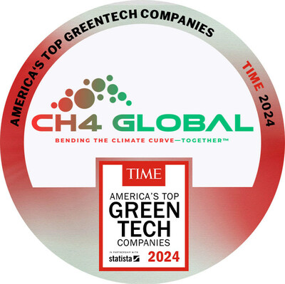 CH4 Global Named One Of America's Top GreenTech Companies By TIME Magazine