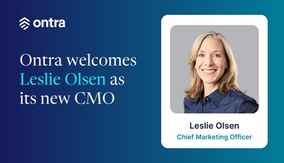 Ontra welcomes Leslie Olsen as its new CMO.