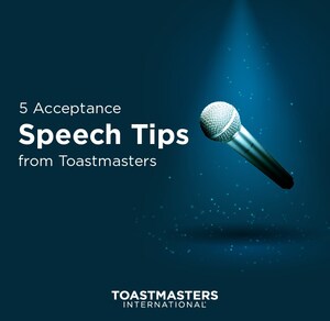 5 Acceptance Speech Tips from Toastmasters