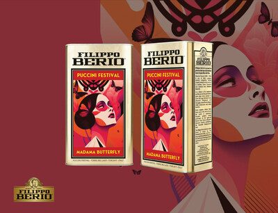 Filippo Berio's Limited-Edition "Madama Butterfly" Tins
