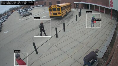 Omnilert Gun Detect can easily be deployed with any existing IP-based camera and can monitor spaces that other safety technology miss such as exterior grounds and parking lots. The software was designed with privacy concerns in mind as there is no use of facial recognition on subjects being monitored and live video feeds never leave the site.