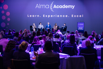 A world-class expert panel discussing Skin Rejuvenation treatments during the first day of the Alma Academy event (Credit: Cmedia Group) (PRNewsfoto/Alma)