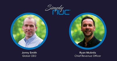 Simply NUC® Appoints Jonny Smith (left) as Global CEO & Ryan McAnlis (right) as Chief Revenue Officer to Spearhead Continued Business Growth