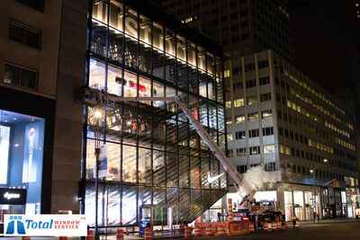 Total Window Service Commemorates Their Fifth Anniversary of Exemplary Window Cleaning at Nike 5th Ave in Manhattan