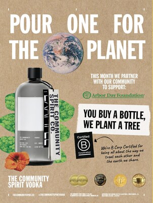 The Community Spirit Vodka Partners With The Arbor Day Foundation