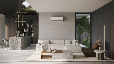 LG Electronics reveals new DUALCOOL residential air conditioner at MCE 2024.