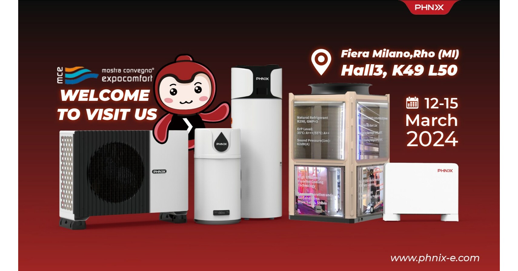 PHNIX desata la innovación: elevando la solución energética integral en Milán MCE 2024 PHNIX desata la innovación: elevando la solución energética integral en Milán MCE 2024