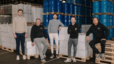 Left to right: Stefan Gelok, Jeroen van den Heuvel,Pim Vader, Timo van Dorland, Frederik Otten