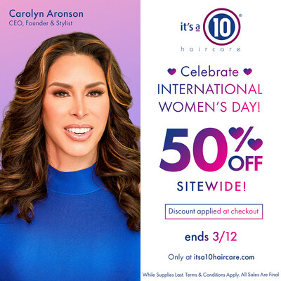 It's a 10 Haircare's International Women's Day Sale