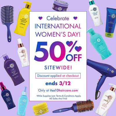 Be a 10 Cosmetics International Women's Day Sale