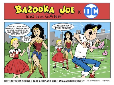 Bazooka Joe and his Gang x DC (CNW Group/Bazooka Candy Brands)