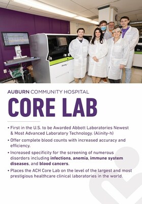 Auburn Community Hospital's Core Laboratory Team