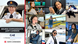 Air Canada et CAE annoncent les lauréates de la bourse Commandante-Judy-Cameron de 2024