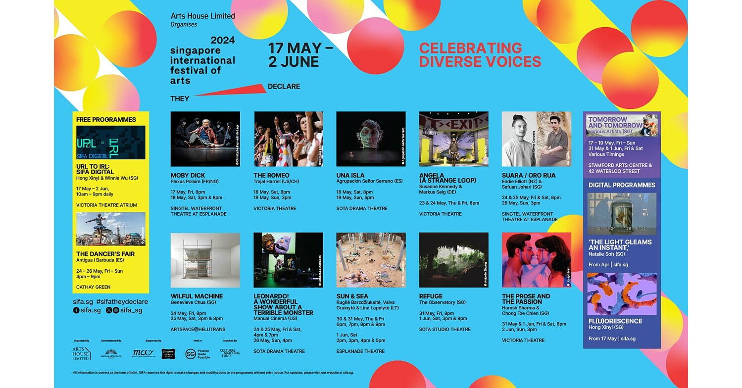 SINGAPORE INTERNATIONAL FESTIVAL OF ARTS 2024 CELEBRATES A MULTIPLICITY