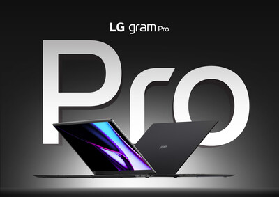 The perfect blend of power and portability, the LG gram Pro series of ultra-lightweight laptops combine high-end specifications with exceptionally slim yet durable designs and lasting battery life. (CNW Group/LG Electronics Canada)