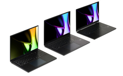 With their ultra-slim and ultra-lightweight design, the 16- and 17-inch LG gram Pro models provide portability, sleek styling and premium performance alongside large screens, making them ideal for on-the-go professionals or anyone seeking a high-spec, portable computing solution. (CNW Group/LG Electronics Canada)